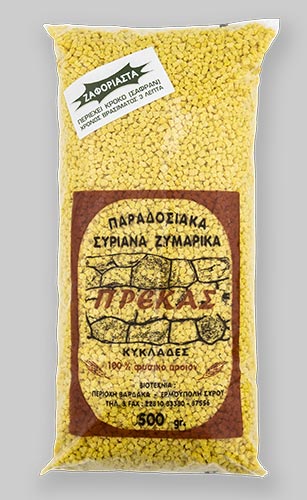 Small penne with saffron